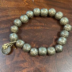 Lucky Brand Tiger Eye Brass Bracelet